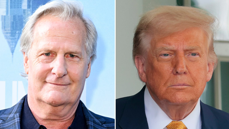 Jeff Daniels and Trump