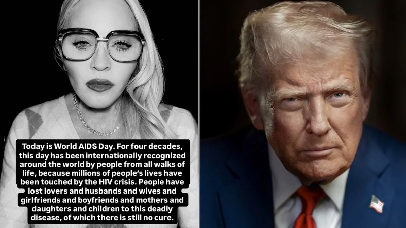 Madonna slammed the Trump