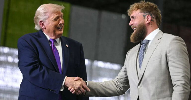 Jake Paul and Donald Trump